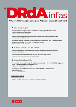 DRdA-infas Cover